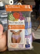 Fruit Of The Loom 6 Low Rise Briefs Medium Women  s