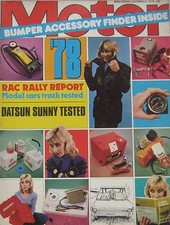Motor magazine 2 December 1978 featuring Datsun Sunny road test, Mini Midas