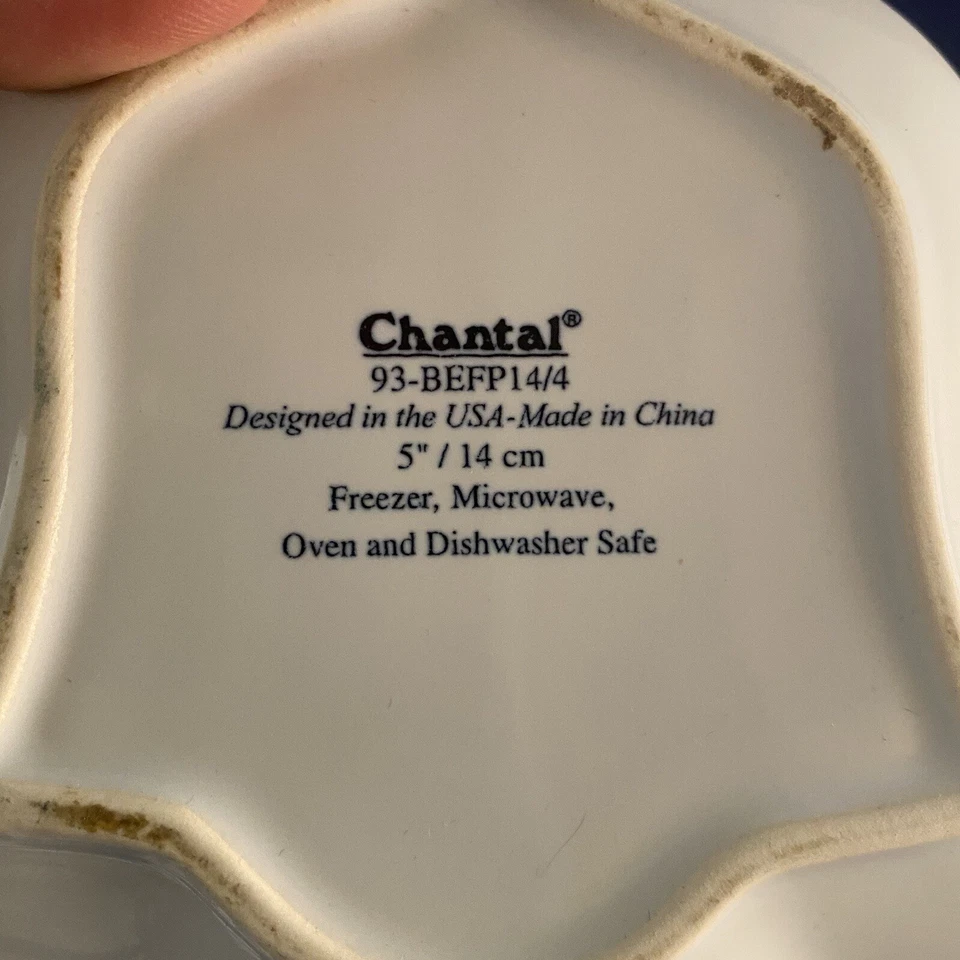 "Plato de postre Chantal 5"" 93-BEFP14/4 blanco" Foto 3 de 3