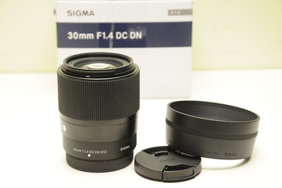 Used Sigma 30mm f/1.4 DC DN Contemporary Lens for Fujifilm Camera 016 Fujinon X