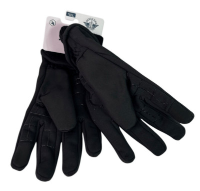 Dockers Men's Black Stretch Palm Touchscreen Gloves  (45DK030033) - Size L NWT