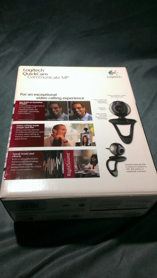 NEW Logitech QuickCam Communicate MP Web Cam Webcam - NEW IN BOX - Image 2 of 3