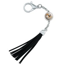 Beagle Pet Dog Backpack Handbag Purse Sports Bottle Keychain Tassel Charm