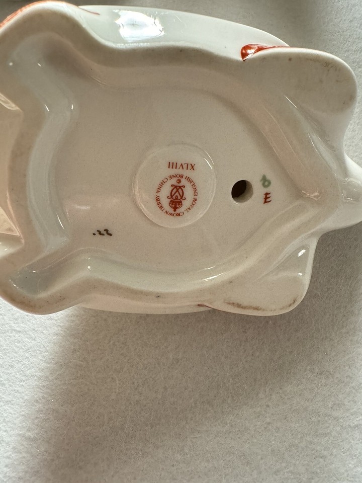 Vintage Royal Crown Derby 22k Paint Collection Turtle,Quail,Pheasant