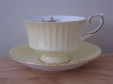 Vintage Royal Standard Yellow Floral Teacup & Saucer Set R185