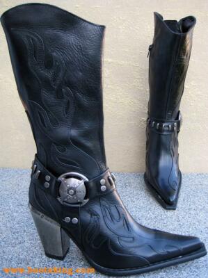 New Rock Boots Amidala 7901 schwarz Damenstiefel High Heels Größe 36 bis 39     