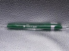 Chemical Bank Member FDIC Michigan MI Green White Gray Advertising Ballpoint Pen