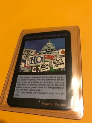その他 March on Washington PSA9 INWO MARCH ON WASHINGTON : Illuminati INWO CCG One With All Edition TCG