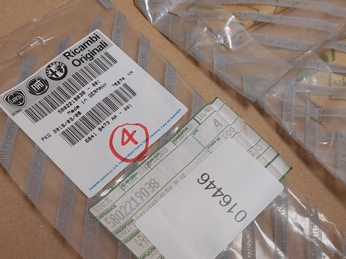 Fiat Ducato 244 250 Glow Plug X4 2002-on 2.3D 5802219038 Genuine New - Picture 7 of 10