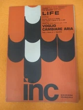 RARO SPARTITO SINGOLO LIFE Fausto Leali VOGLIO CAMBIARE ARIA Foietta (SP3)