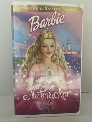 Barbie VHS The Nutcracker 2001 Mattel Nutcracker Ballet
