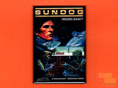 Sundog Frozen Legacyt box art 2x3'' fridge/locker magnet FTL software game