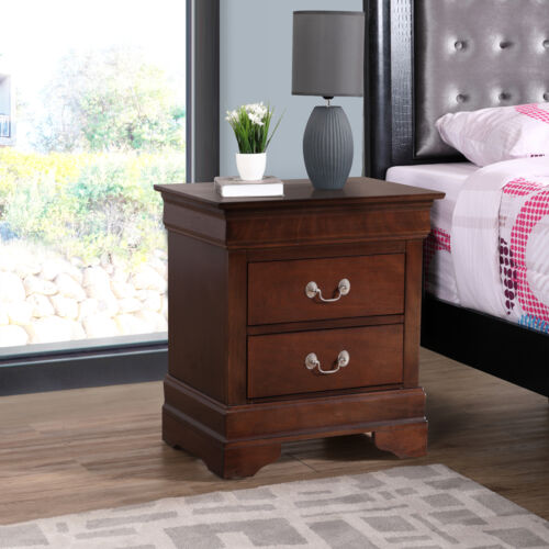 NEW Glory Furniture Louis Phillipe G3125-N Nightstand ,Cappuccino