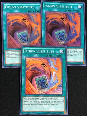 YUGIOH FUSION SUBSTITUTE FUEN-EN041 1ST SUPER X3 (NM) | eBay
