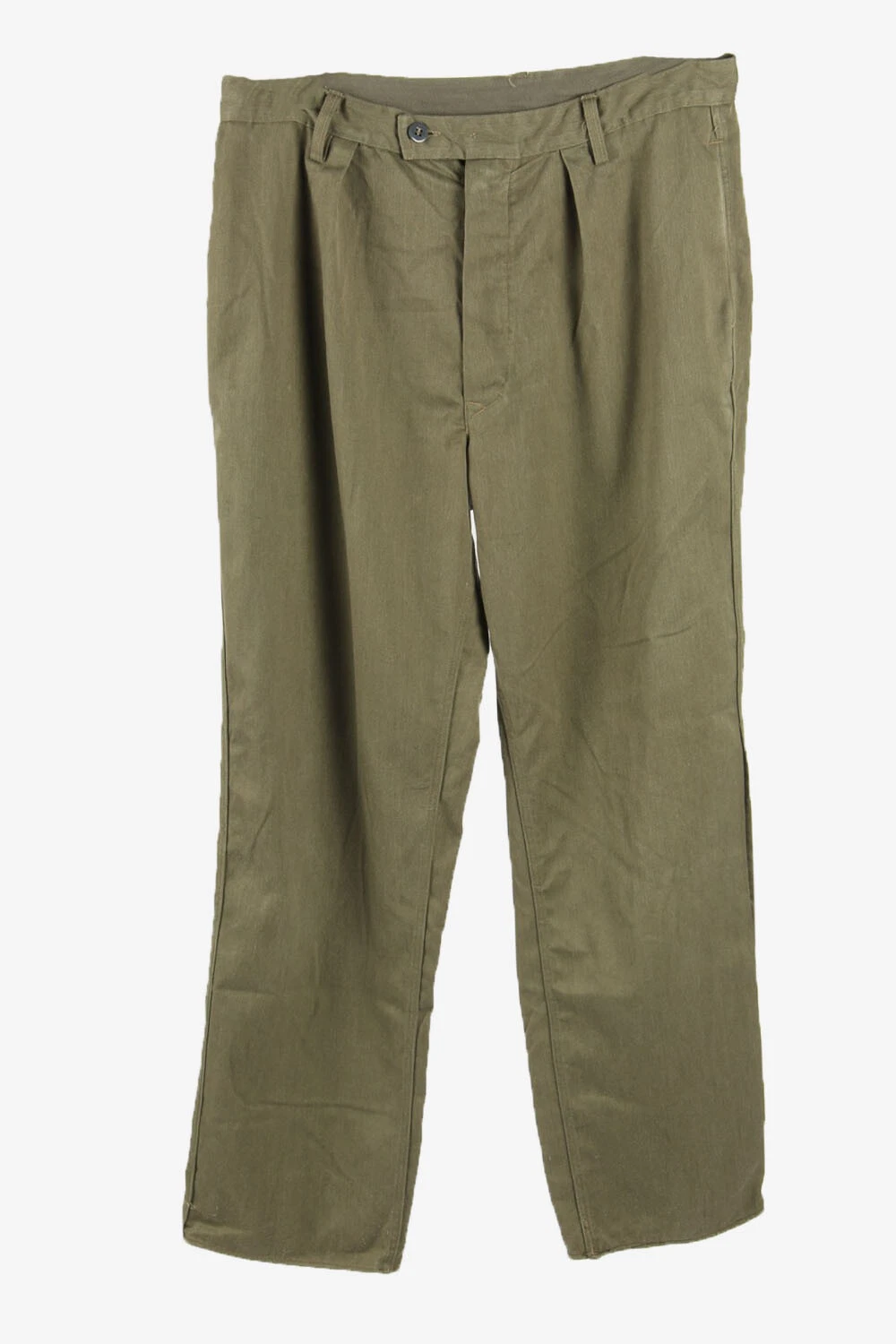 Vintage Workwear Pant Relaxed Fit Trousers Comfort Khaki Size W33 L29 JNS5289