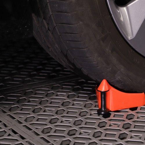 SPTA 4Pcs Plastic Car Tire Hose Guide Pressure Washer Hose Stuck Under Wheels - Picture 3 of 7