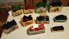 AVON LOT OF TRANSPORTATION BOTTLES 9 CARS AND ONE TRUCK 
