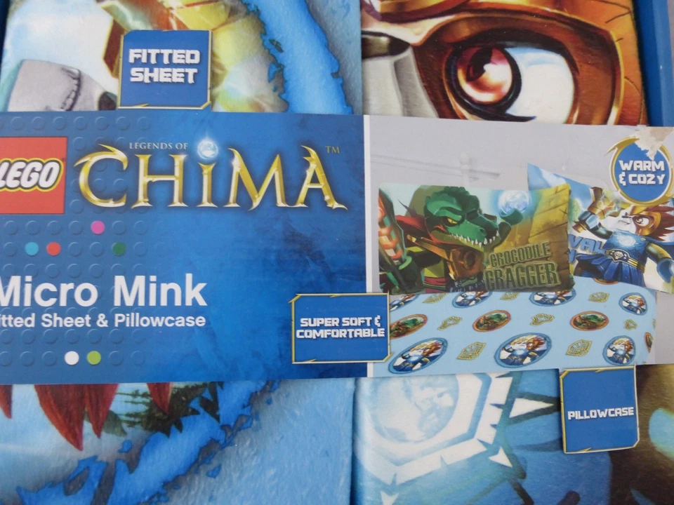 2 pc Lego Chima Extreme Battle Micro Mink Twin Sheet Set NIP - Image 4 of 4