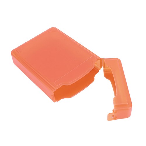 3.5 Inch IDE SATA HDD Hard Drive Disk Storage Box Plastic HDD Caddy Case(Orange) - Picture 7 of 11