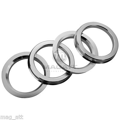 4 Zentrierringe Aluminium 70,0 - 57,1 Autec Rial Alutec Audi VW Ford Chrysler 