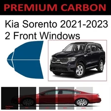 Premium Carbon Window Tint fits Kia Sorento suv 2021-2023 precut tint 2F