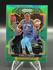 2022 Panini Prizm WNBA Base Prizms Green Kaela Davis #127 Chicago Sky