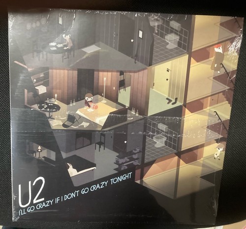 U2 – I'll Go Crazy If I Don't Go Crazy Tonight - 12" VINYL LP USA Promo -SEALED - Picture 3 of 3