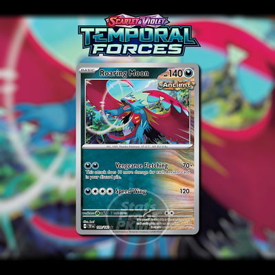 roaring moon pokemon card price Roaring Moon 109/162 Temporal Forces Holo Rare Pokemon Card NM