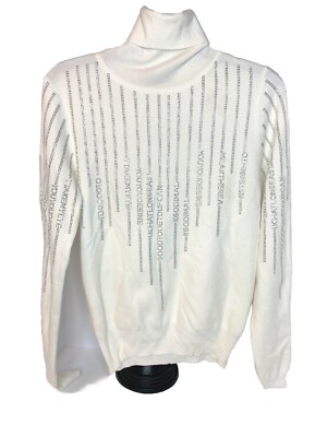 Veesa Sweater Rhinestones Women Size Small? See Measurements