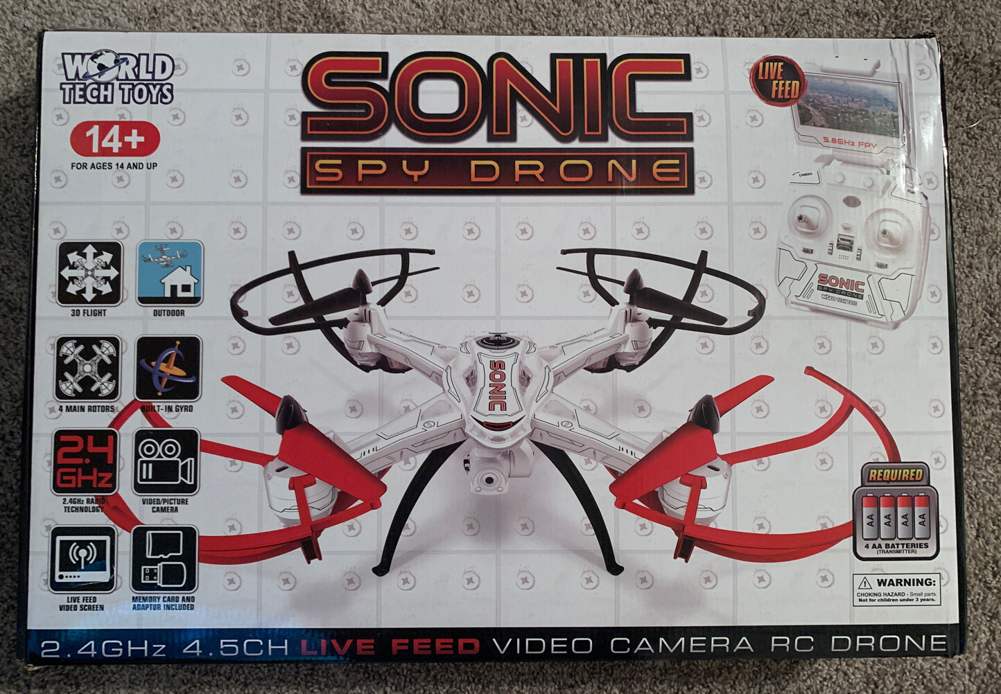 world tech toys spy drone