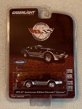 RARE Greenlight Corvette 25th Anniversary 1978 Chevrolet Corvette 1:64 Diecast