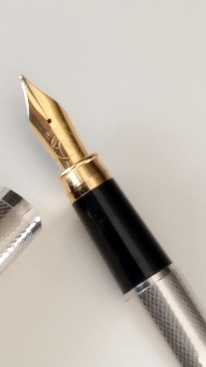 Stylo Plume En Argent Massif 925 Allemagne - Grande Taille, Occasion Avec écrin