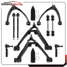 Fits 2007-2013 GMC Yukon Front Control arm w/Ball Joints Tie Rod End Suspension