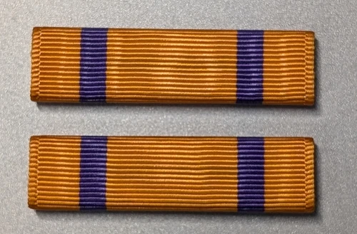 CORRECT SIZE Texas State Guard Exemplary Service Ribbons -Made in USA- Set of 2