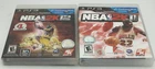 2 Games - NBA2K11, NBA2K12 -  (PlayStation 3; PS3) Basketball NBA Complete