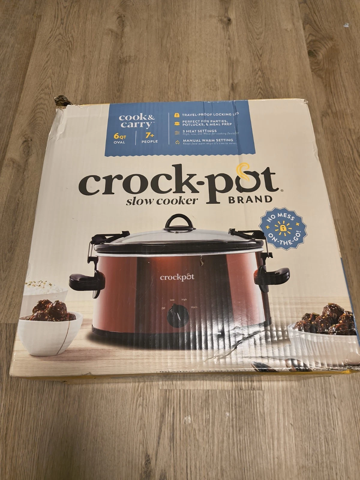 **Fast Ship** Crock-Pot 6qt Red Slow Cooker Locking Lid
Opens in a new window or tab