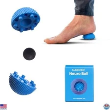NABOSO Neuro Ball, Foot Myofascial Release Tool, Textured Massage Ball for Feet,