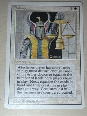 Mtg NM Balance Revised Edition Regular