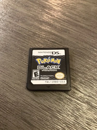 Authentic Pokemon Black Nintendo DS Cartridge