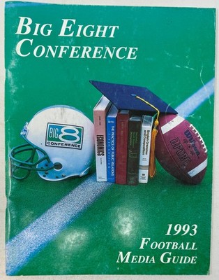 1993 Big 8 Eight Conference Football Prospectus Media Guide Program CU ...