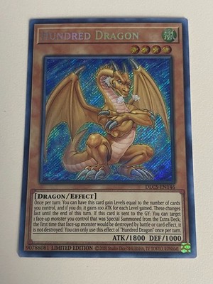 Yugioh - Hundred Dragon - Limited Edition Secret Rare NM - Plus Free Holo Card A