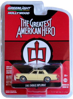 GreenLight Hollywood The Greatest American Hero 1981 Dodge Diplomat Series 32