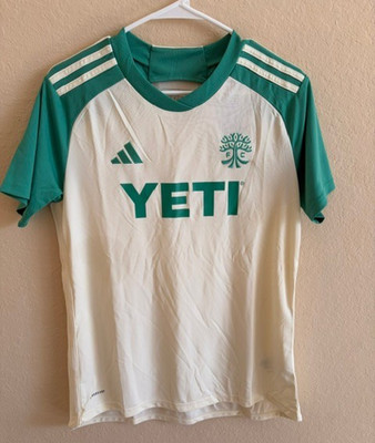 Austin FC Away Soccer Jersey - WOMENS LARGE - Tan - Adidas - Retails $100 -  NWT
