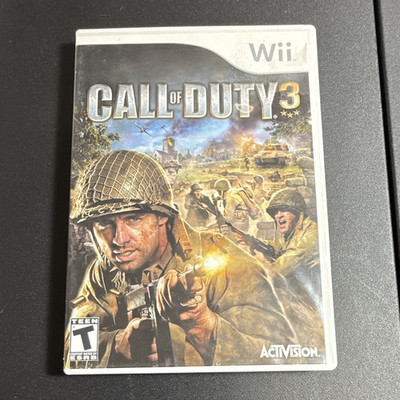 Activision Call of Duty 3 Nintendo Wii Video Game T-Teen Call of Duty Series