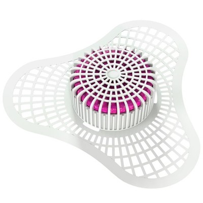 Urinal Screen Deodorizer (12 Pack) with Urinal Cakes Tropical Scent, Anti-Splash