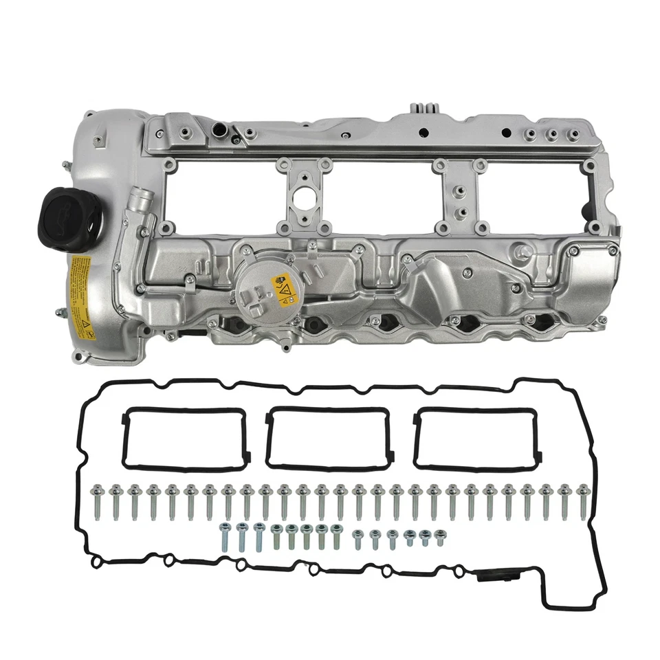 Upgrade Performance Aluminum Valve Cover kit for BMW N55 135i 335i 535i X3 X5 Foto 2 de 4