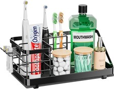 Toothbrush Holders Instant-Drying Organizer - Bathroom Countertop/Wall Mounted