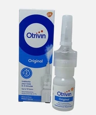 Otrivin Dose Nasal Spray for Colds Cold Blocked Nose Decongestant Treatment
