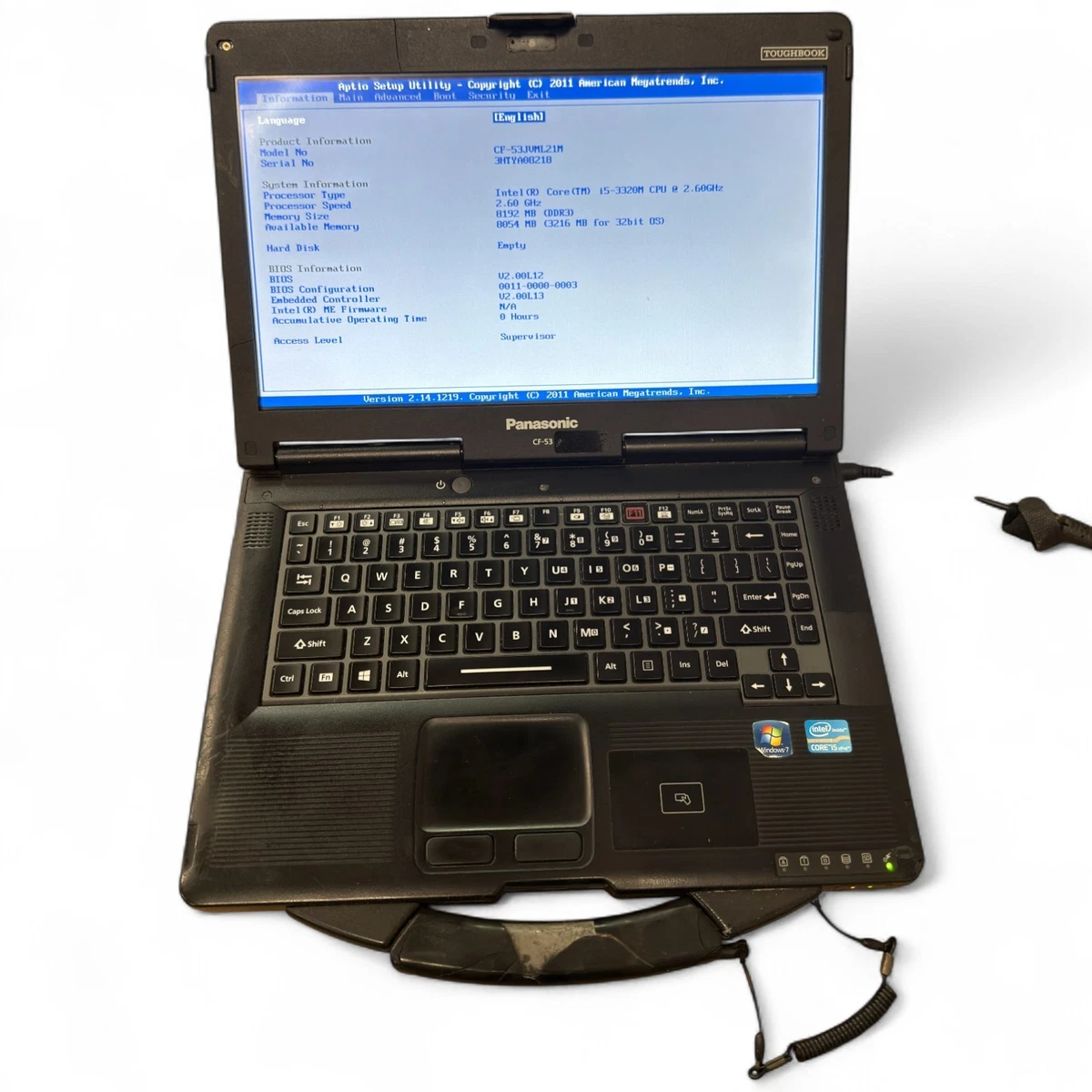 PC Panasonic Toughbook CF-53S – Semi- Robuste, I5, SSD, Win11 Pro