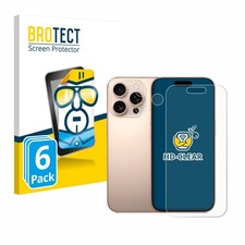 6 Pack Screen Protector for Apple iPhone 16 Pro (Front+Camera) Clear Protection